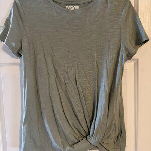 Women's T Shirt Olive Color Size M